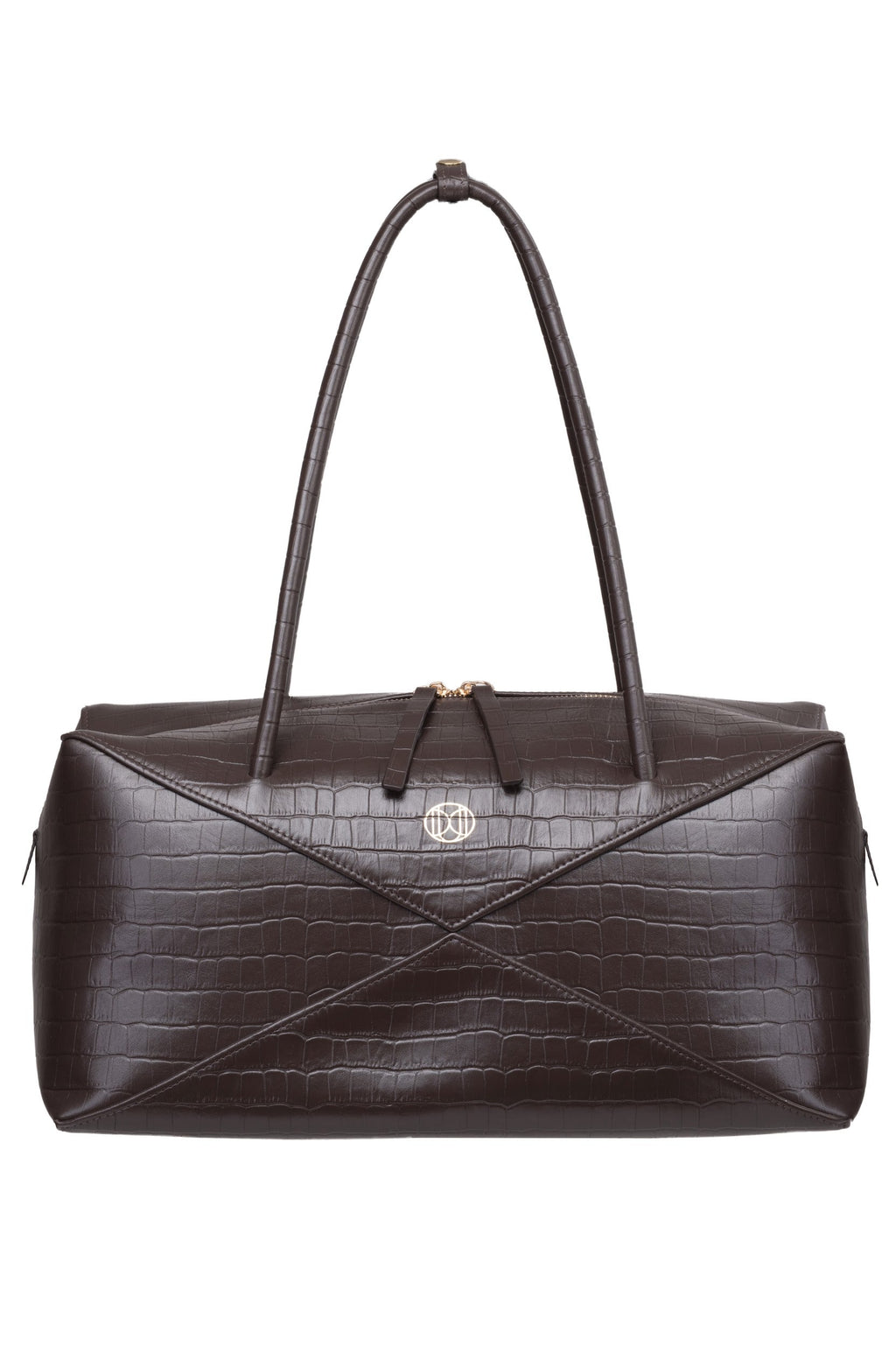 SCULP Bag crocodile brown