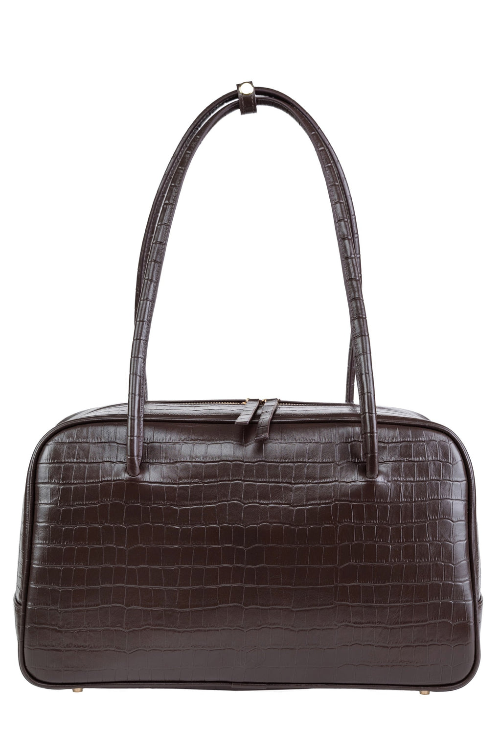 Poise Bag crocodile brown