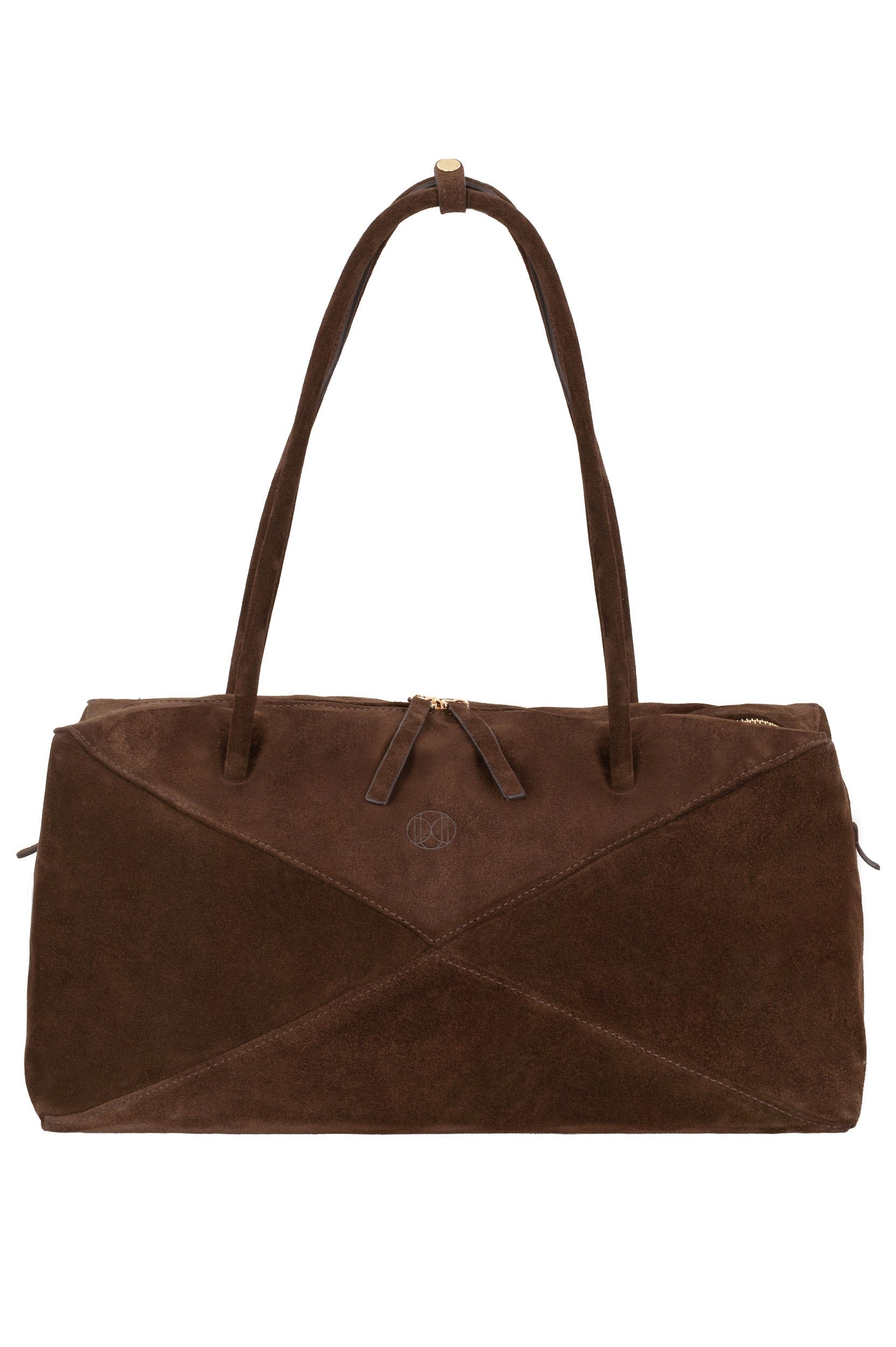 SCULP Bag suede chocolate