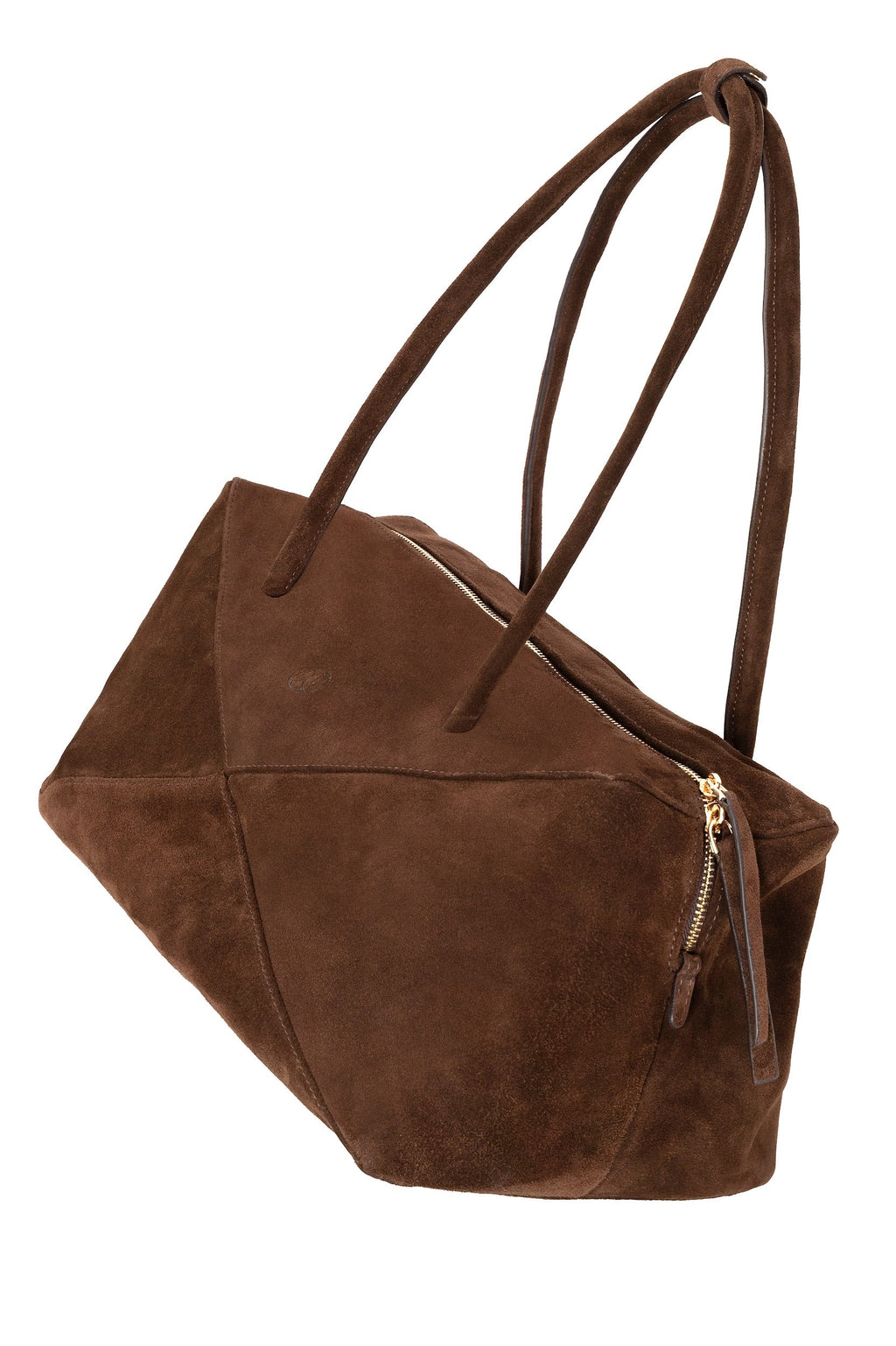 SCULP Bag suede chocolate