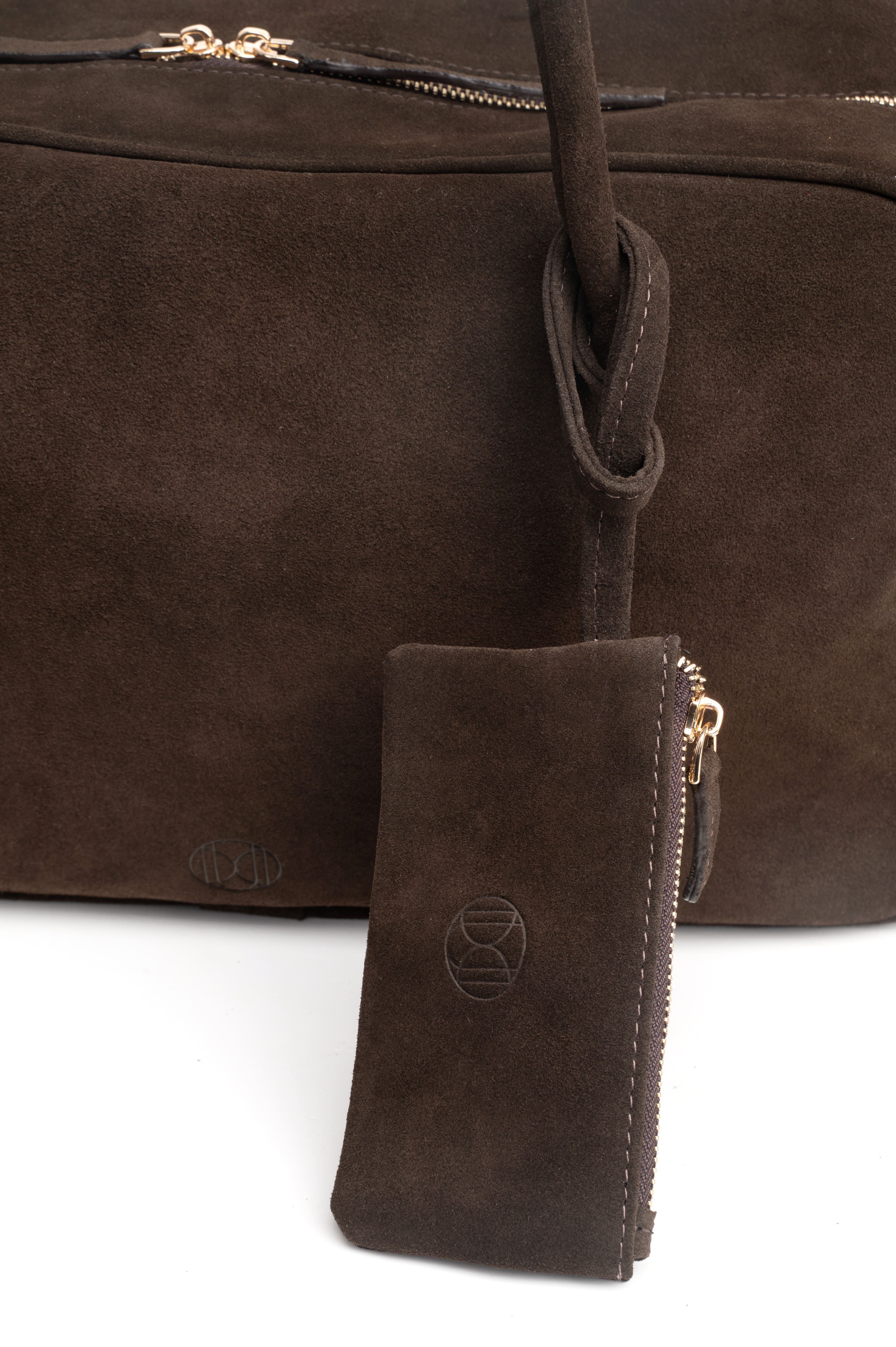 Key holder suede brown