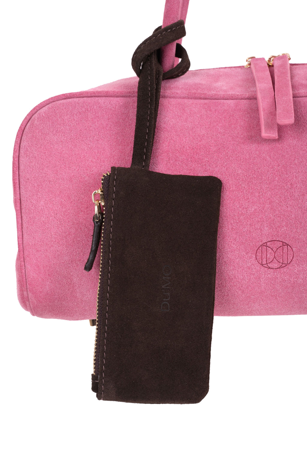 Key holder suede brown